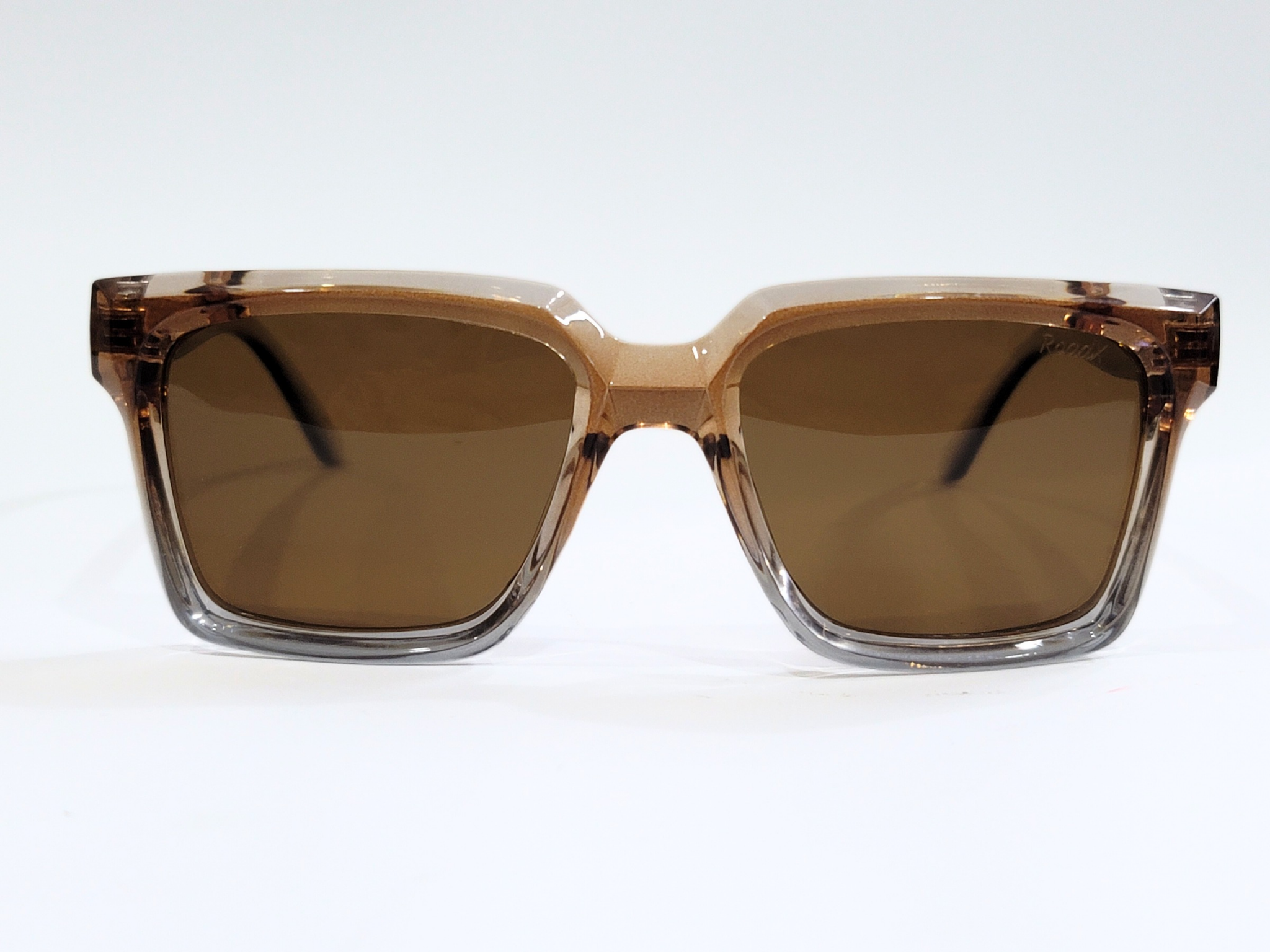 Trendy Square Frame Sunglasses with Dark Lenses