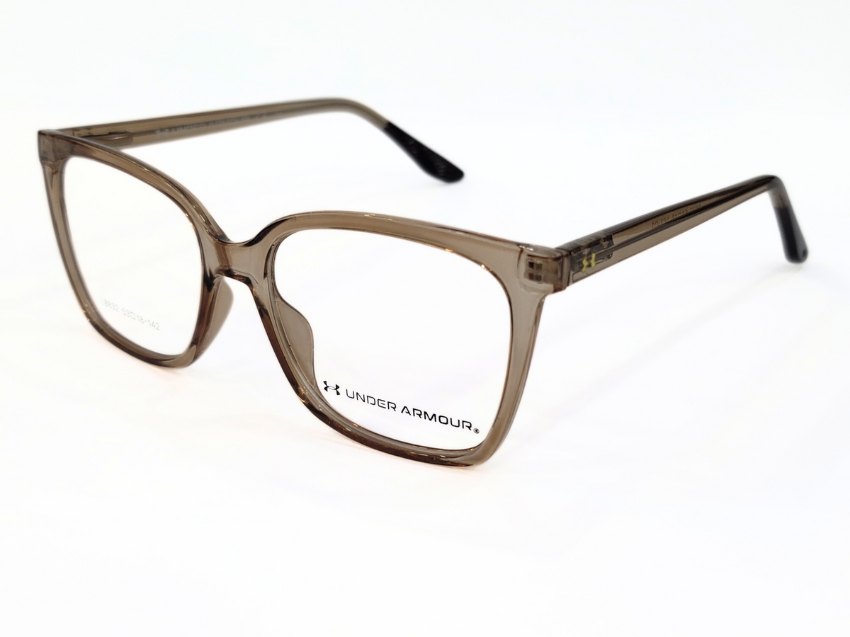 Under Armour Black Rectangular Glasses (Unisex)