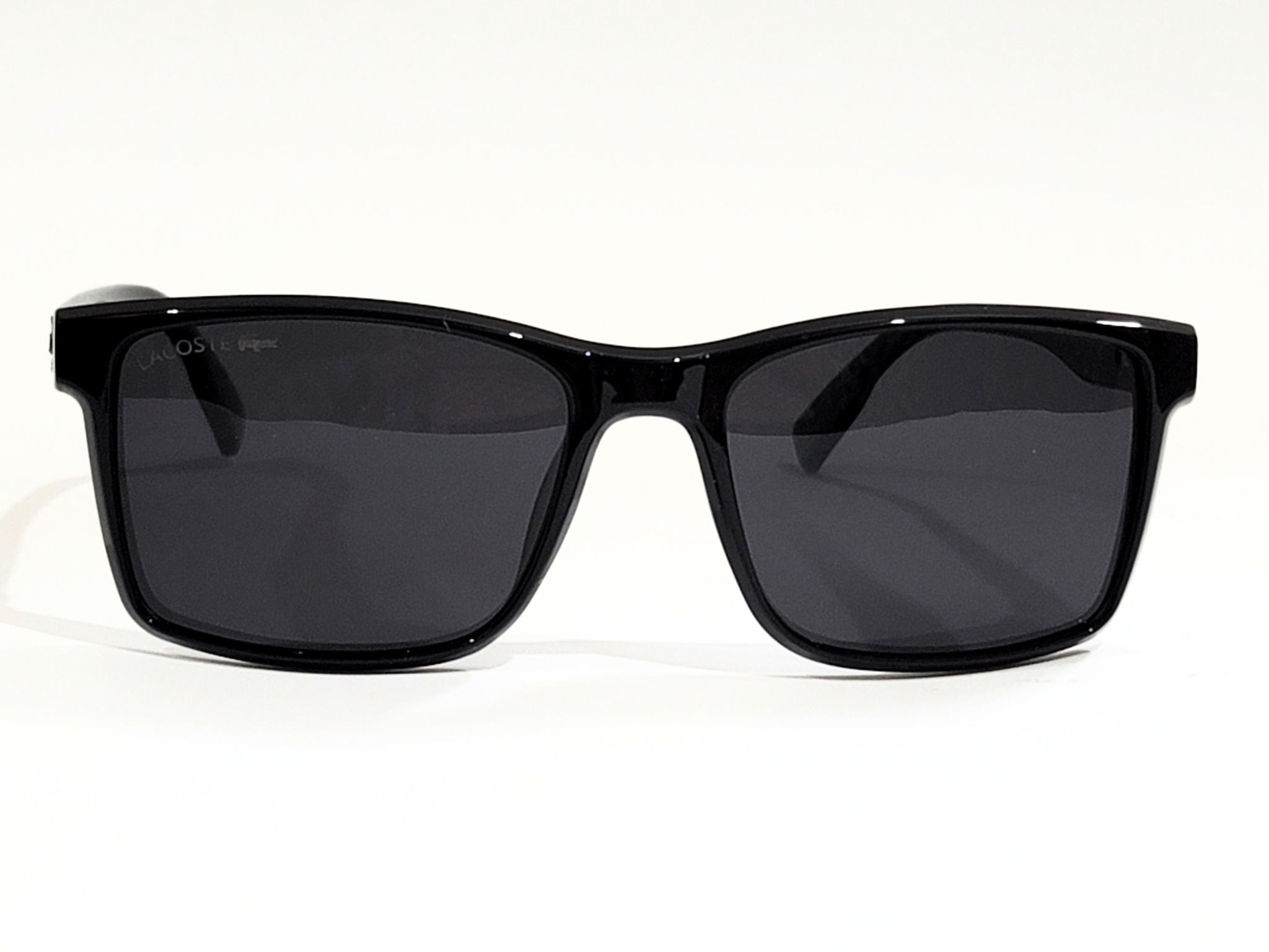 Lacoste Black Rectangular UV-Protected Sunglasses for Men & Women