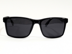 Lacoste Black Rectangular UV-Protected Sunglasses for Men & Women