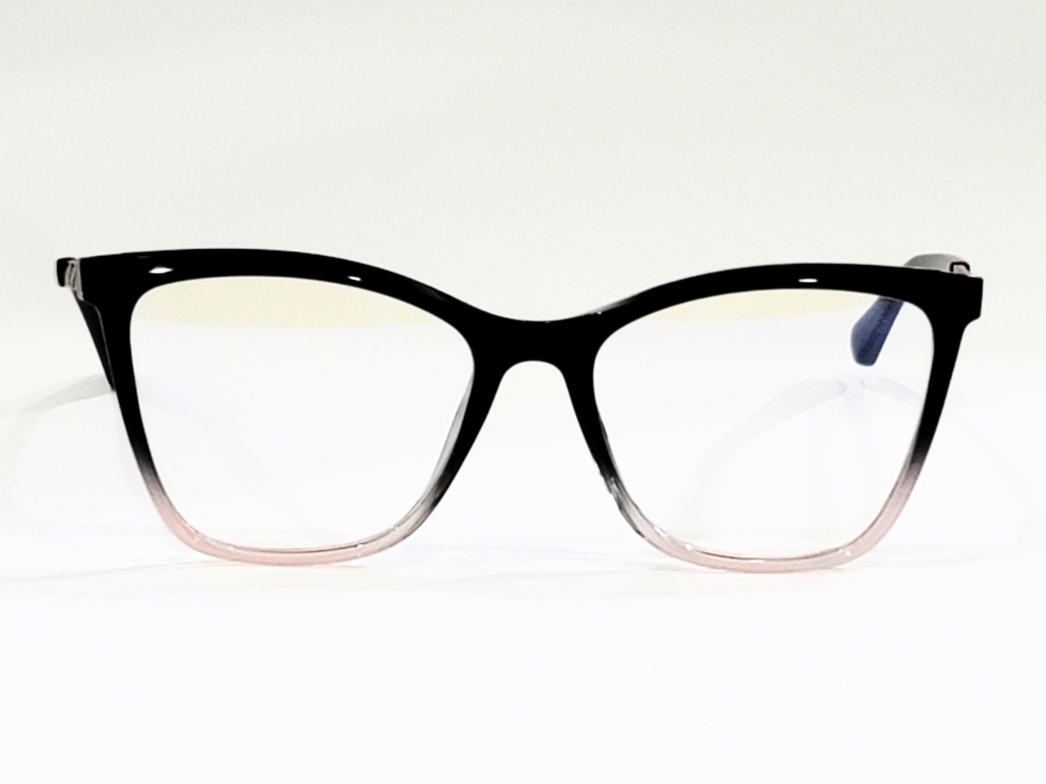 Designer Eyeglasses Black and Pink Square Frame  for Women"