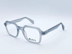 SPECS Matte Brown Rectangular Acetate Eyeglasses – Unisex