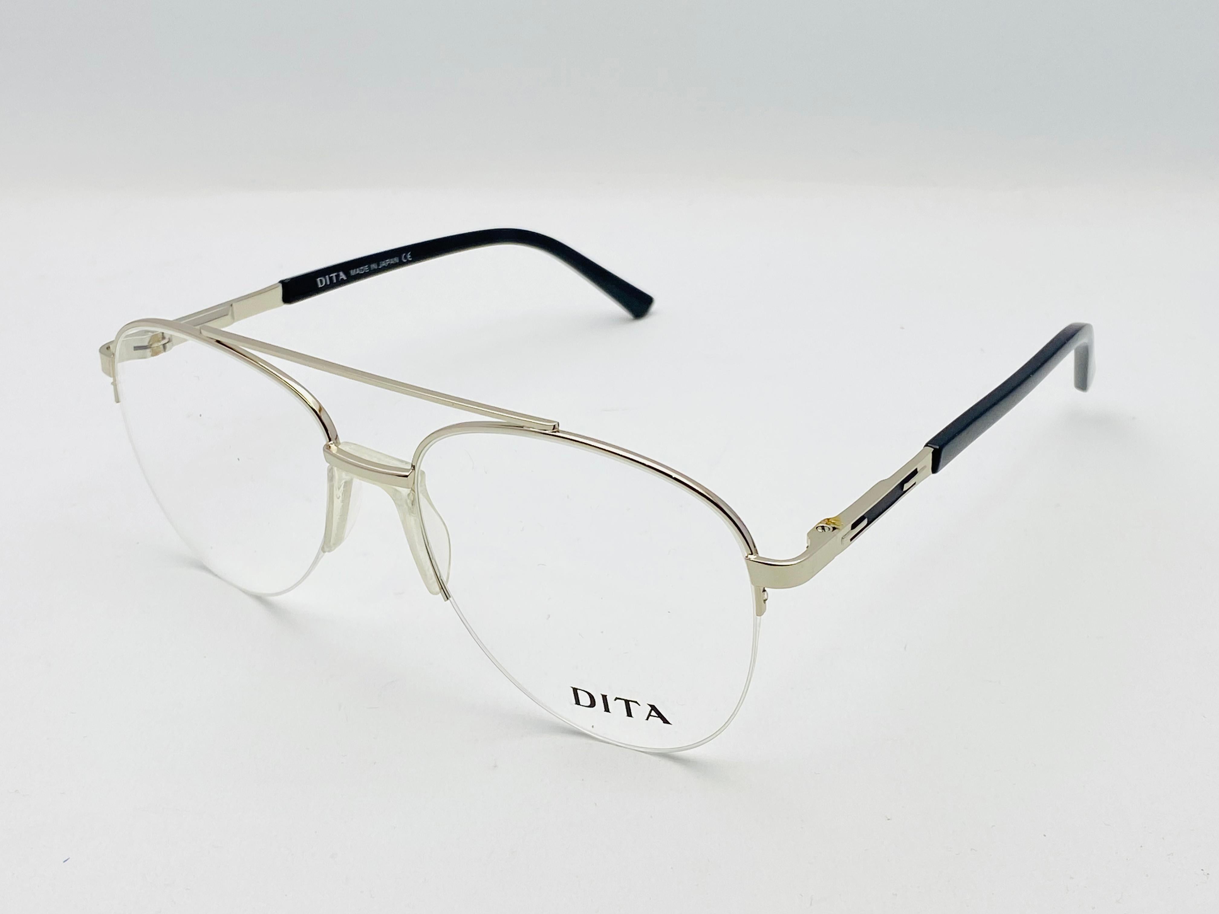 DITA Eyeglasses, Frame, Aviator Shape, Unisex.