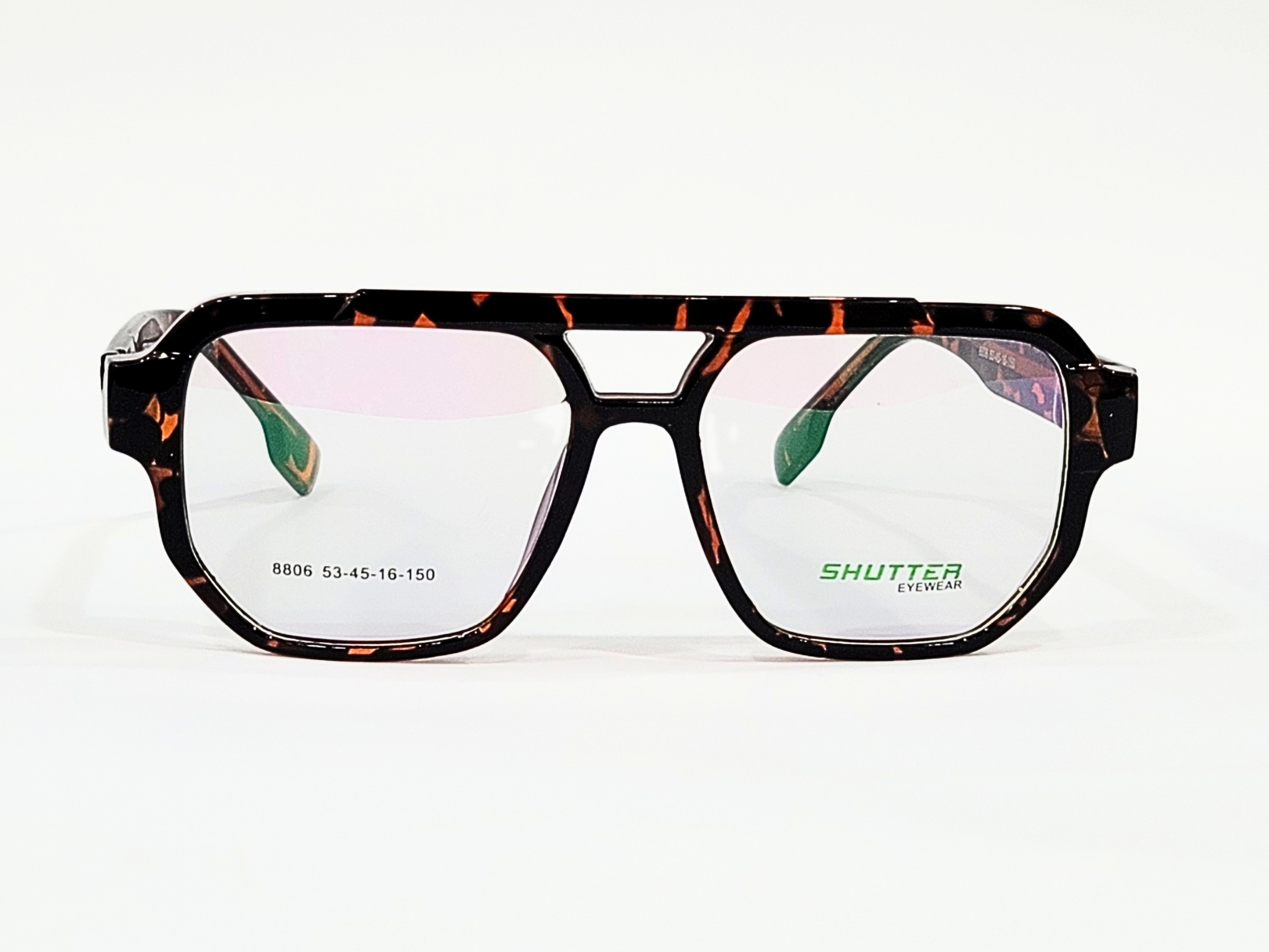 Shutter Eyewear Rectangular Eyeglasses with Accents