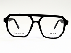 DITA eyeglasses, black , double bridge square  frames, unisex, size 52-17-145.