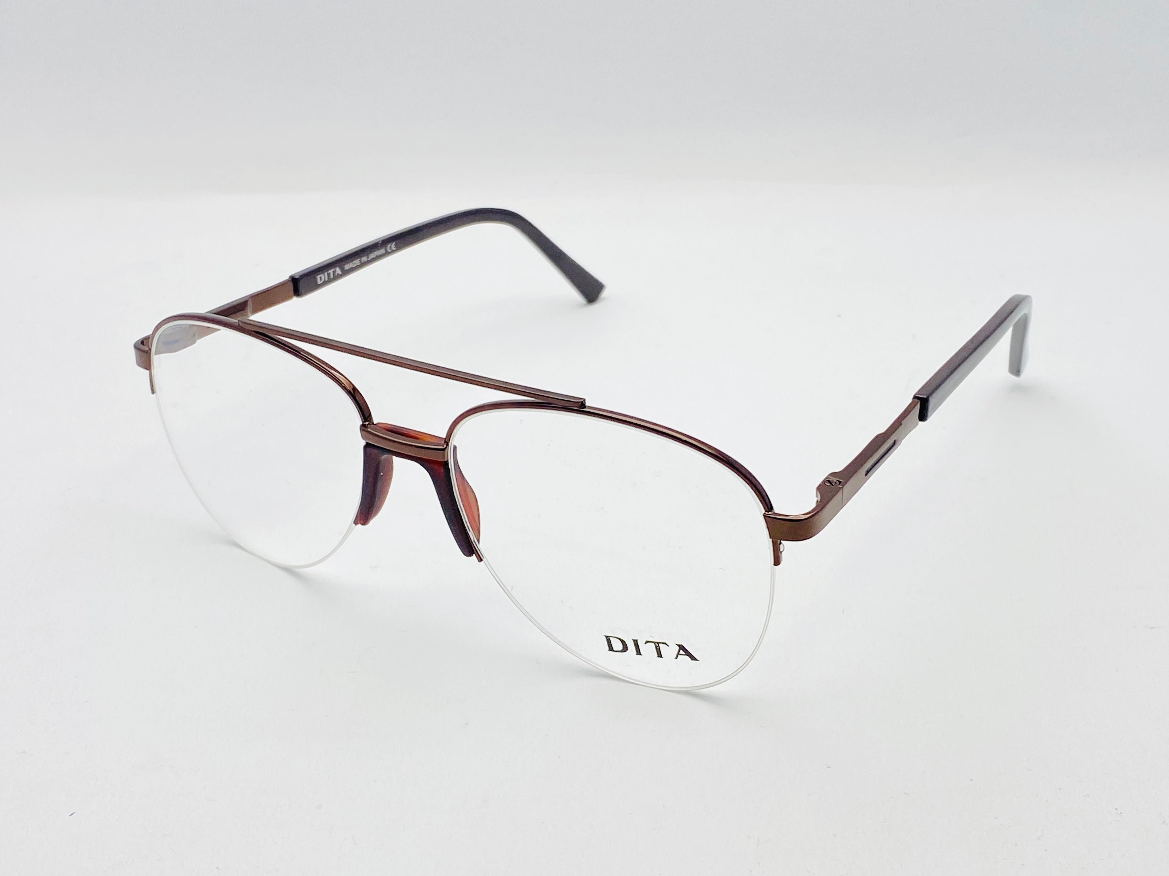 DITA Eyeglasses, Frame, Aviator Shape, Unisex.