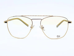 Designer  - Golden black contrast - male - Metal - Double Bridge Square - Wide - Eyewear