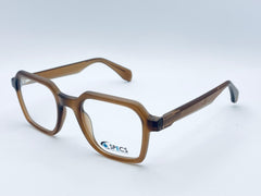 SPECS Matte Brown Rectangular Acetate Eyeglasses – Unisex