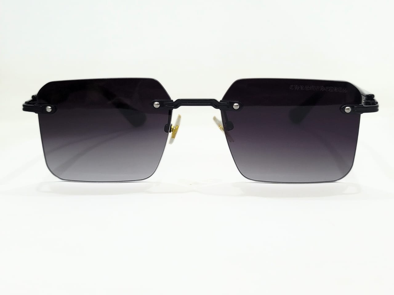 Premium Luxury Rimless Sunglasses – Bold Square Design with Gradient Lenses