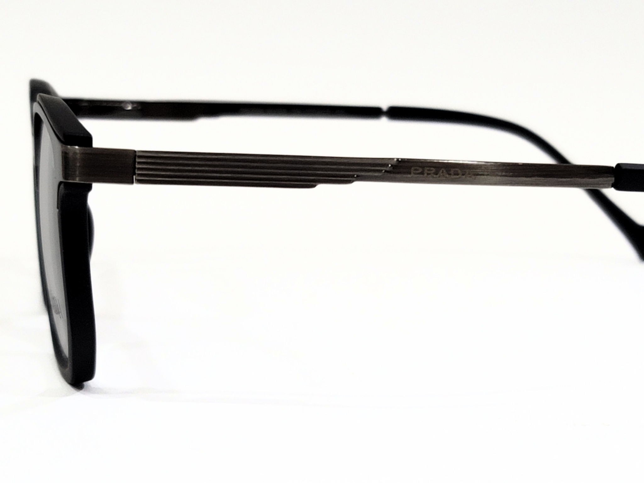 Prada Black&Golden / Black&sliver Rectangular Eyeglassesp